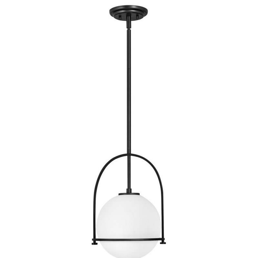 Ceiling Lighting * | Buy Hinkley Somerset Medium Pendant, Black