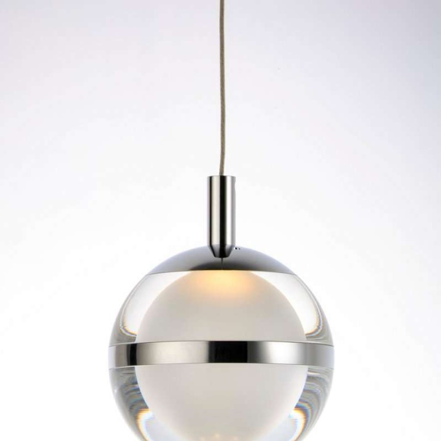 Ceiling Lighting * | Best Sale Et2 Contemporary Lighting Swank Led 1-Light Pendant