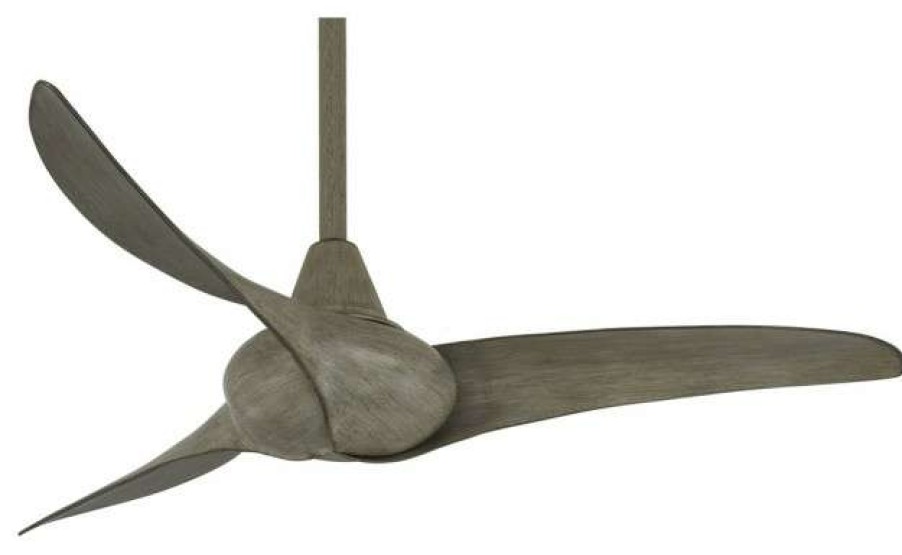 Ceiling Lighting * | Best Pirce Minka Aire Minka-Aire Wave 44 Ceiling Fan F854-Drf Driftwood