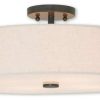 Ceiling Lighting * | Coupon Livex Lighting Inc. Meridian 4-Light Ceiling Mount, English Bronze