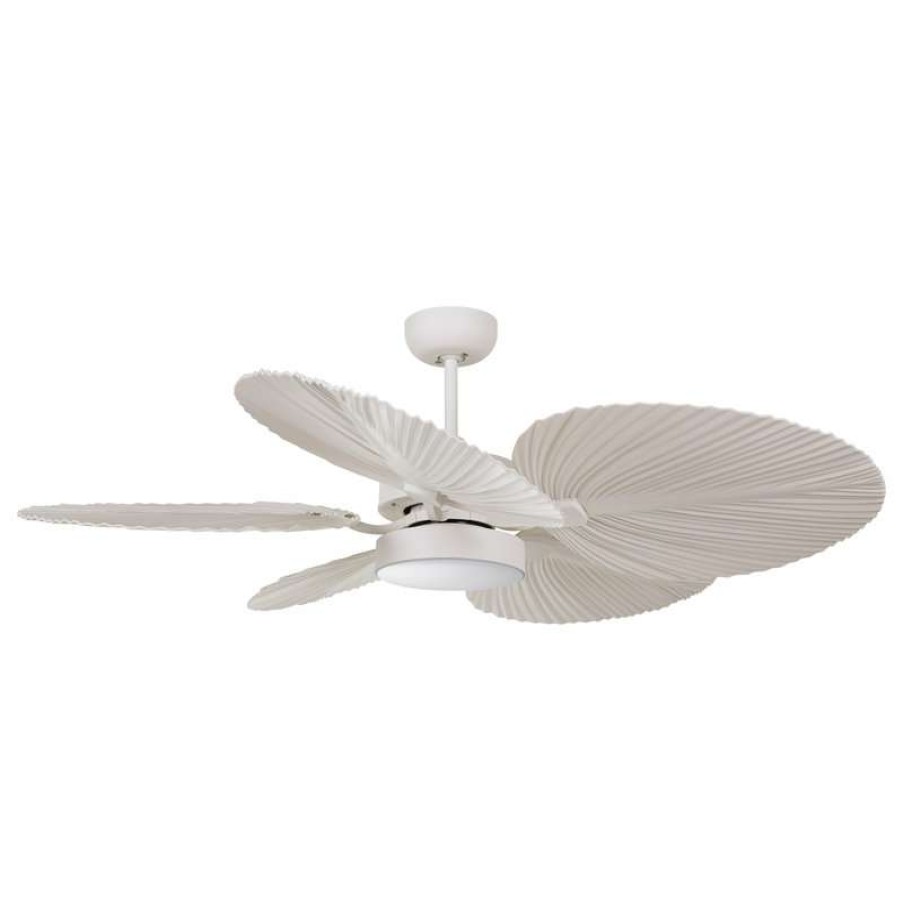 Ceiling Lighting * | New Beacon Lighting Lucci Air Bali 52 Dc Ceiling Fan With Light, Antique White