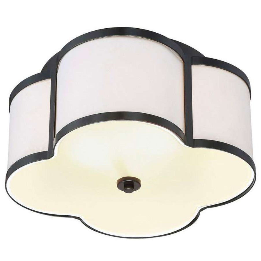 Ceiling Lighting * | Promo Helmsman Lighting Works 3-Light Semi-Flush Mount, Classic Bronze