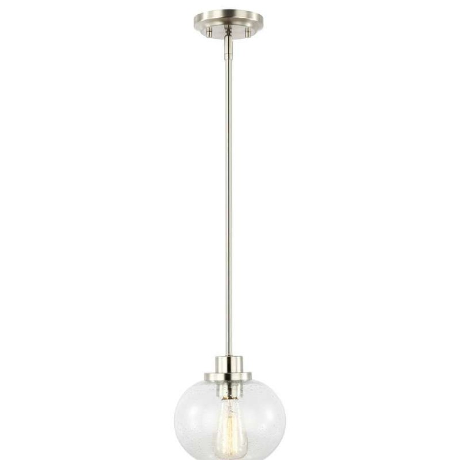 Ceiling Lighting * | New Light Society Comstock Seeded Glass Pendant Light