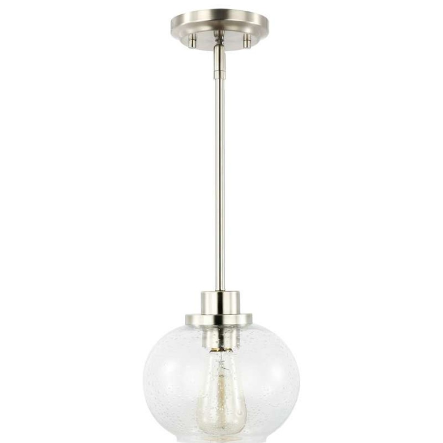 Ceiling Lighting * | New Light Society Comstock Seeded Glass Pendant Light