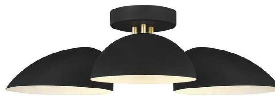 Ceiling Lighting * | Budget Ed Ellen Degeneres Ed By Ellen Degeneres Jane 3-Light Flush Mount