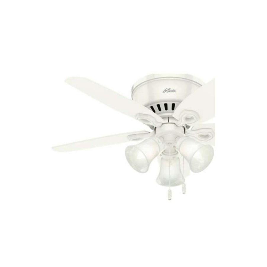 Ceiling Lighting * | Cheap Hunter Fan Company 42 Builder Low Profile Ceiling Fan With Light