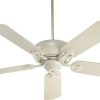 Ceiling Lighting * | Outlet Quorum International 52 5-Blade Chateaux Ceiling Fan, Antique White