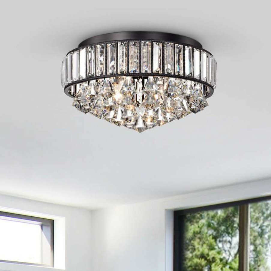 Ceiling Lighting * | Brand New Greenville Signature Aralia 4-Light Flush Mount