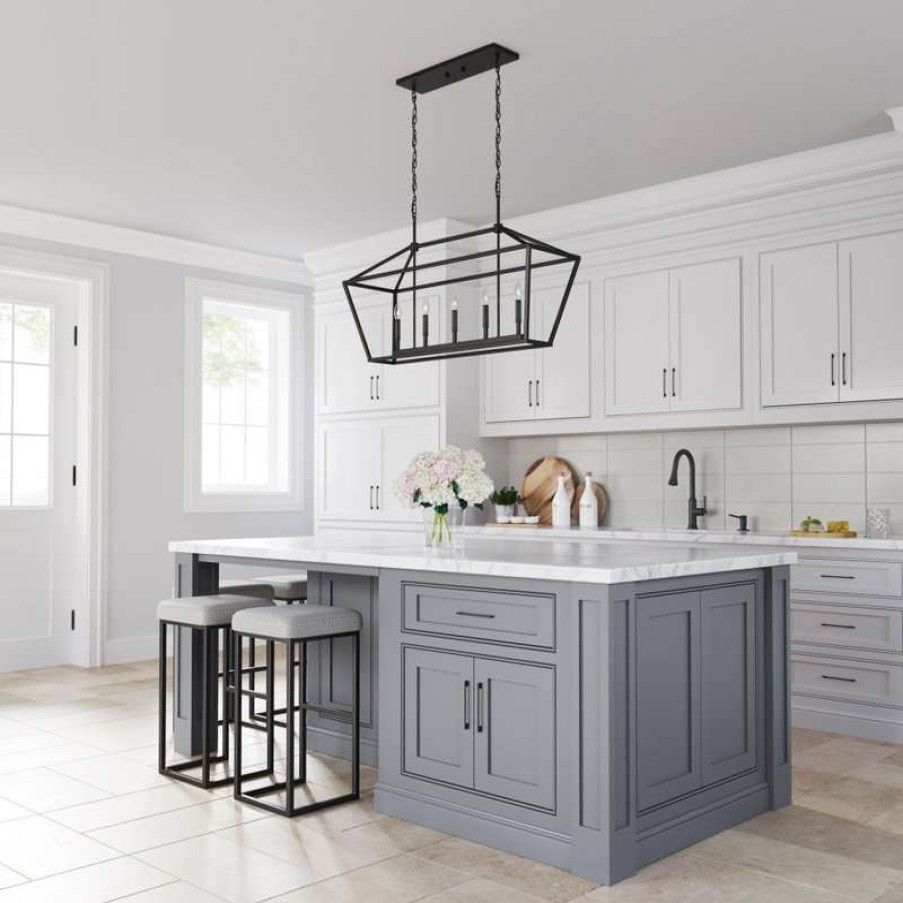 Kitchen & Cabinet Lighting * | Promo Millennium Lighting Inc Millennium Lighting Corona 5-Light Pendant, Matte Black