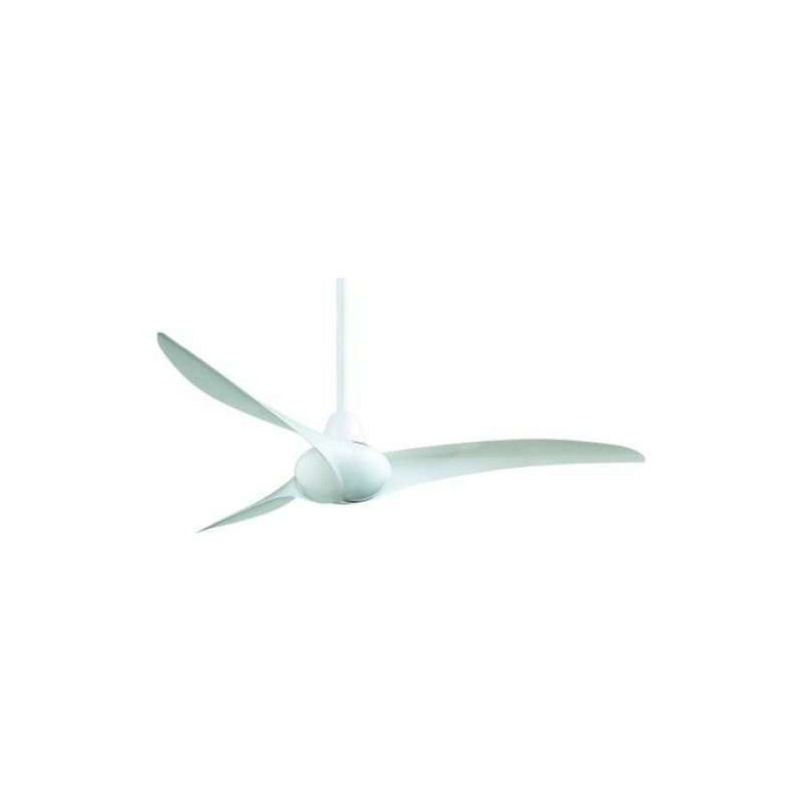 Ceiling Lighting * | Best Pirce Minka Aire Wave 52 Ceiling Fan F843-Wh