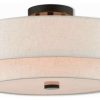 Ceiling Lighting * | Flash Sale Goodman Designs 4-Light English Bronze Ceiling Mount