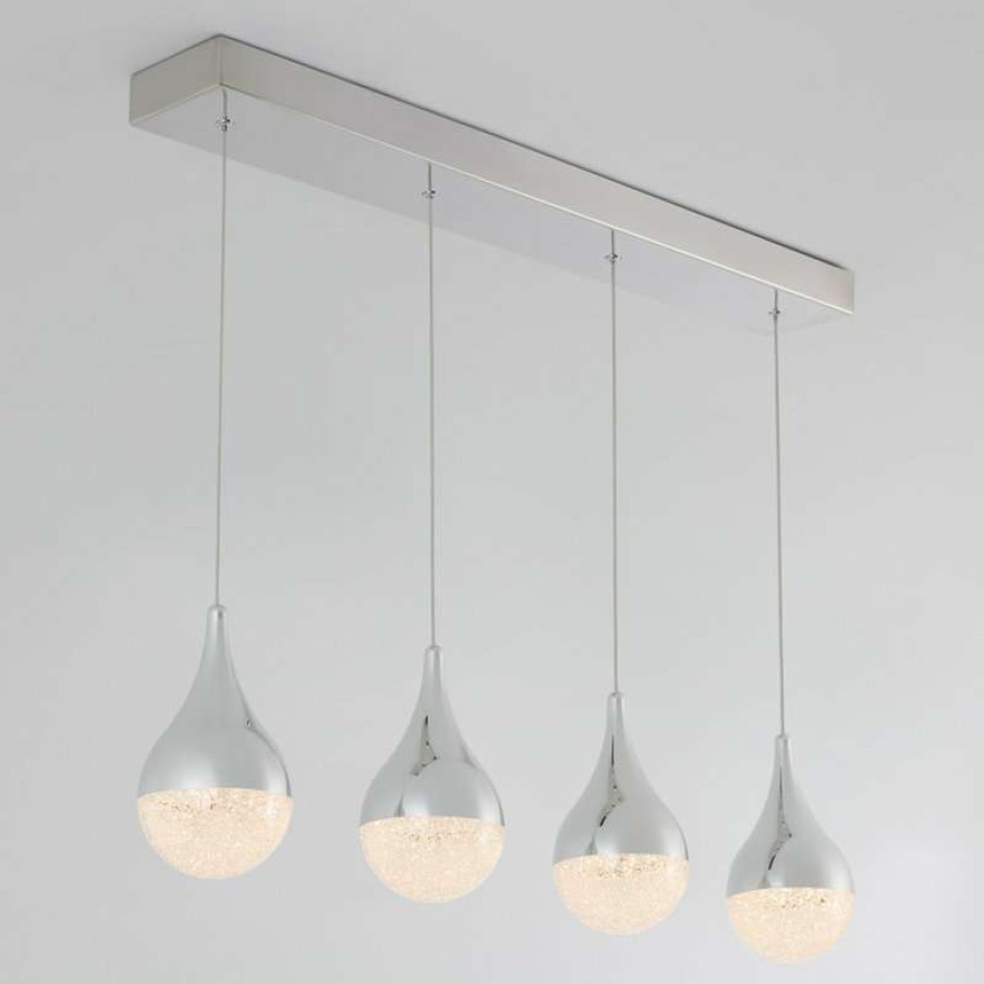 Kitchen & Cabinet Lighting * | Best Sale Artika Glitzer 4-Light Integrated Led Pendant