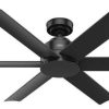 Ceiling Lighting * | Flash Sale Hunter Fan Company Hunter 51180, Kennicott Outdoor 52 , Matte Black