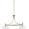 Kitchen & Cabinet Lighting * | Flash Sale Quorum International Rossington 2-Light Isle Island Fixture, Aged Silver Leaf