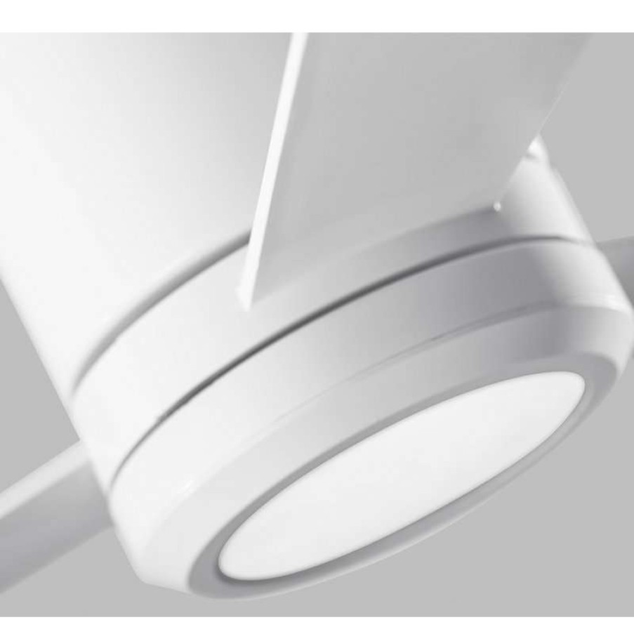 Ceiling Lighting * | Promo Monte Carlo 42 Clarity Ii, Rubberized White