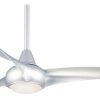 Ceiling Lighting * | Flash Sale Minka Aire F844-Sl Light Wave, Led 52 Ceiling Fan, Silver