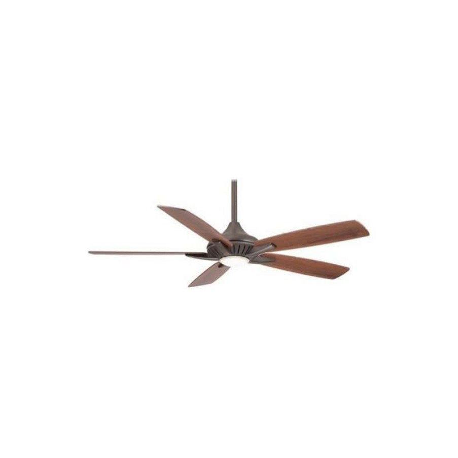 Ceiling Lighting * | Outlet Minka Aire Dyno 52 In. 5-Blade Led Indoor Ceiling Fan, Oil Rubbed Bronze