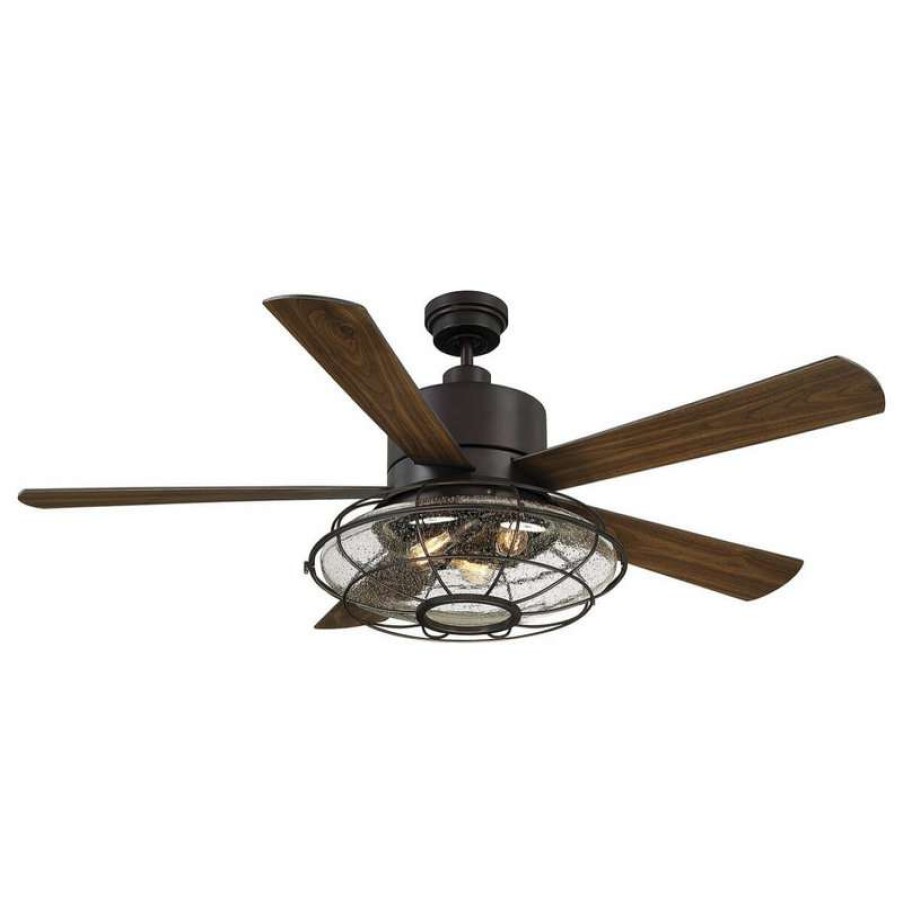 Ceiling Lighting * | Best Reviews Of Savoy House Connell 56 3-Light Ceiling Fan In English Bronze