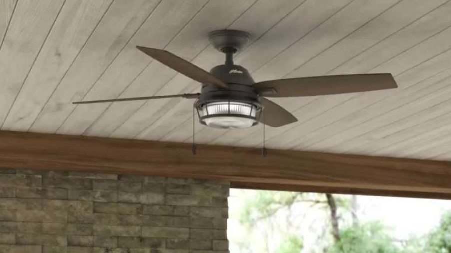 Ceiling Lighting * | Promo Hunter Fan Company 52 Ocala Noble Bronze Ceiling Fan With Light