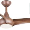 Ceiling Lighting * | Discount Minka Aire Minka Light Wave 52 Ceiling Fan W/Remote & Wall Control Bundle-Distressed Koa