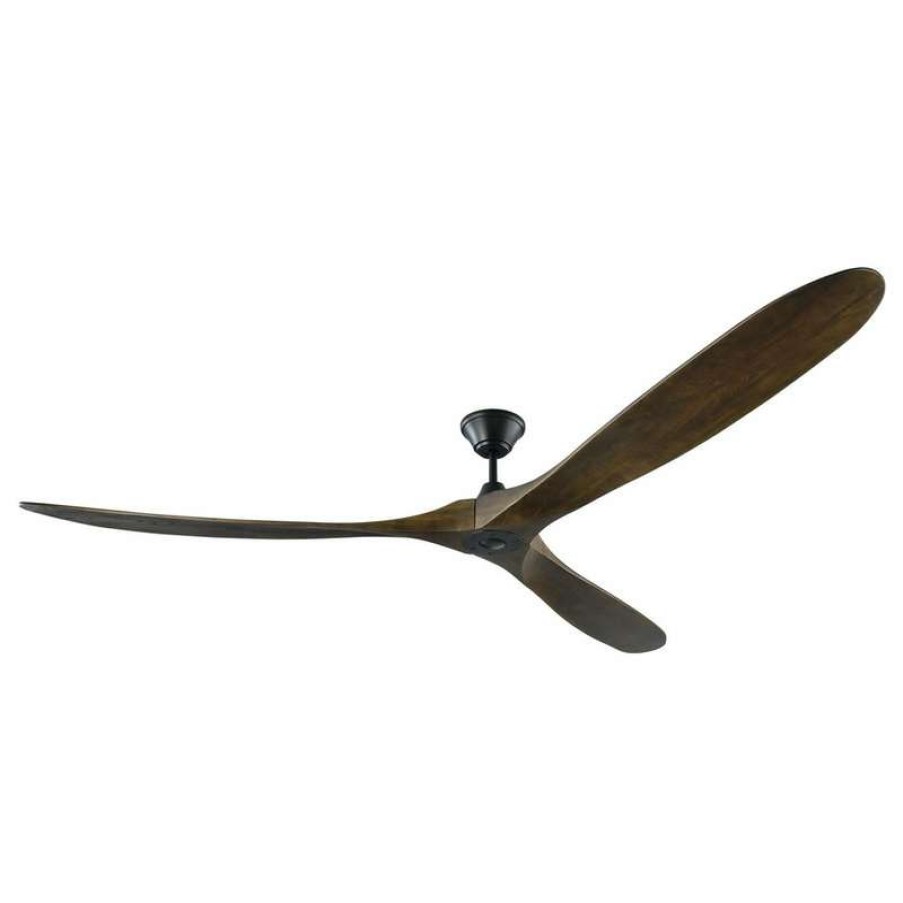 Ceiling Lighting * | Budget Monte Carlo Fan Company 88 Maverick Super Max, Black