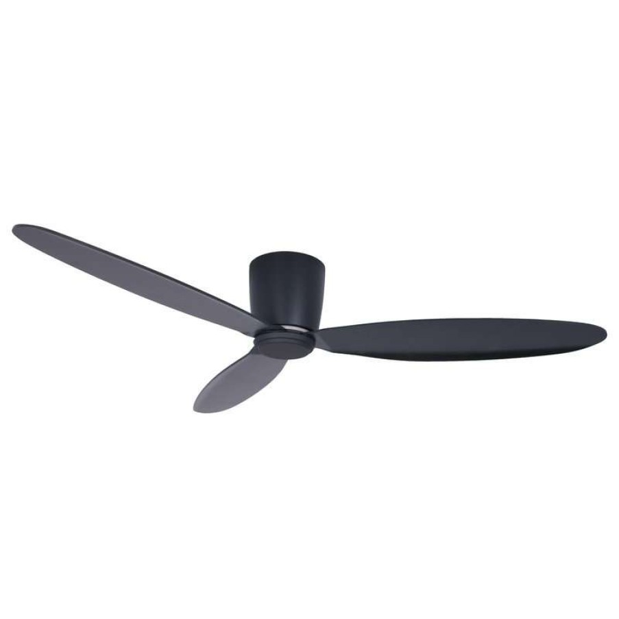 Ceiling Lighting * | Hot Sale Beacon Lighting Lucci Air Radar 52 Dc Ceiling Fan, Black