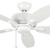 Ceiling Lighting * | Hot Sale Monte Carlo Fan Company 44 Centro Max Ii, Rubberized White