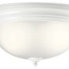 Ceiling Lighting * | Wholesale Kichler Flush Mount 2-Light, White