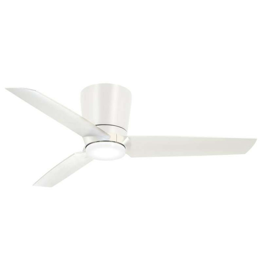 Ceiling Lighting * | Hot Sale Minka Aire Pure 1 Light 48 In. Indoor Ceiling Fan, Flat White