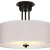 Ceiling Lighting * | Top 10 Hardware House Lexington Semi Mount Ceiling Fixture, Oil Rubbed Bronze