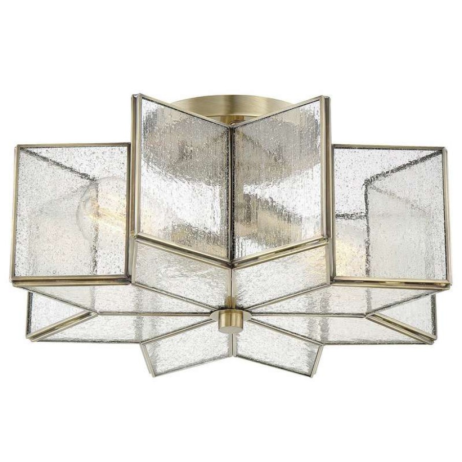 Ceiling Lighting * | Discount Helmsman Lighting Works 2-Light Semi-Flush Mount