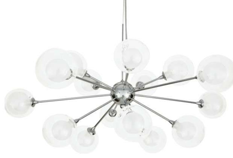 Ceiling Lighting * | Wholesale Nuevo Yves Clear Glass Pendant Lighting