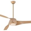 Ceiling Lighting * | Cheap Minka Aire F803Dl-Mp 58 Ceiling Fan With Led Light And Remote Control, Maple