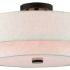 Ceiling Lighting * | Discount Livex Lighting Inc. 4 Light Ceiling Mount, English Bronze