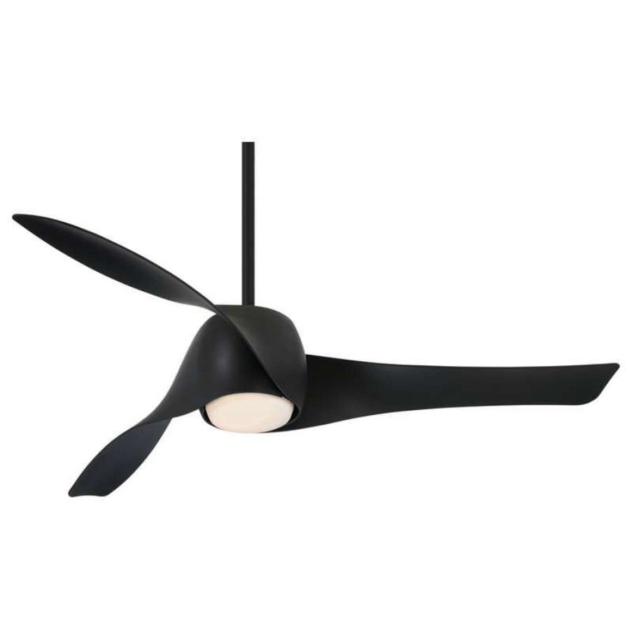 Ceiling Lighting * | Deals Minka Aire Minkaaire Artemis Led Artemis 58 3 Blade Led Indoor Ceiling Fan Coal