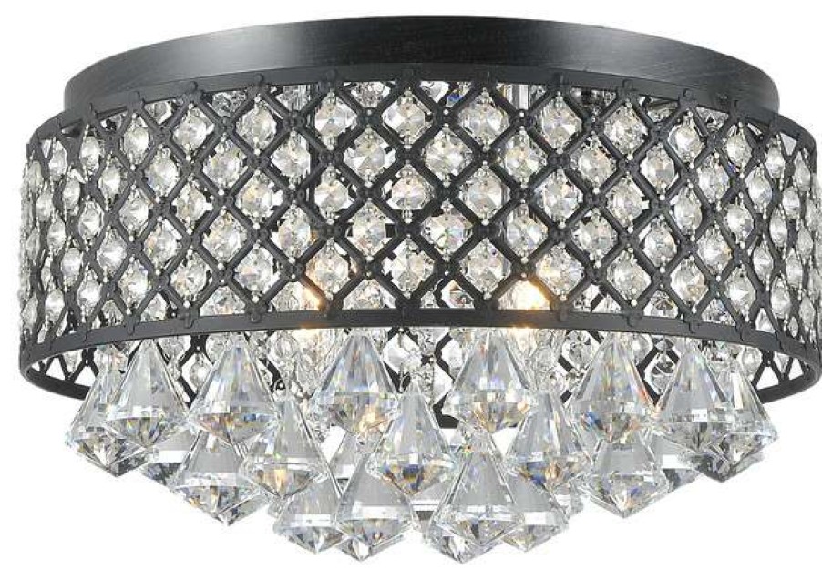 Ceiling Lighting * | New Greenville Signature Aletta 4 Light Flush Mount